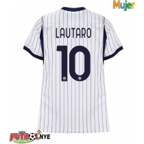 Camiseta Inter Milan Lautaro Martinez #10 Visitante Equipación para mujer 2026-27 manga corta